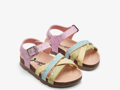 Сандалии с принтом COSH